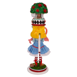 Thumbnail 3: Disney Kurt Adler 19-Inch Hollywood Alice with Flamingo Nutcracker 