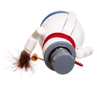 Thumbnail 6: RUDOLPH Kurt Adler 10-Inch Wooden Frosty the Snowman Nutcracker. 