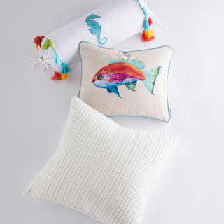 Thumbnail 2: Levtex Home Levtex Home BeachWalk Fish Decorative Pillow 