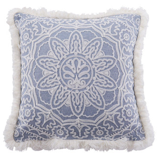 Thumbnail 1: Levtex Home Levtex Home Bennett Embroidered Fringe Pillow 