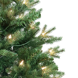 Thumbnail 2: Kurt Adler 3-Foot Pre-Lit Clear Incandescent Jackson Christmas Tree 