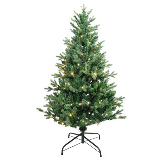 Thumbnail 4: Kurt Adler 4.5-Foot Warm White LED Jackson Pine Christmas Tree 