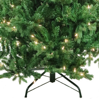 Thumbnail 3: Kurt Adler 7-Foot Pre-Lit Clear Incandescent Pine Christmas Tree 