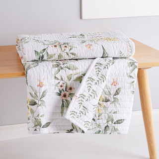 Thumbnail 2: Levtex Home Levtex Home Reversible Floral Vivina Quilted Throw 