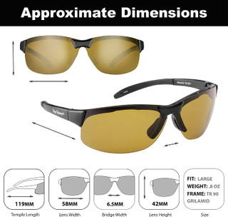 Thumbnail 4: Flying Fisherman Mens Maverick Polarized Sunglasses 