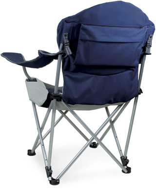 Thumbnail 2: Picnic Time Picnic Time Navy Reclining Camping Chair 