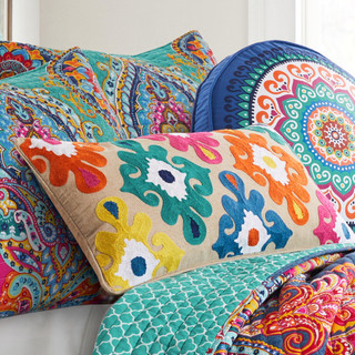 Thumbnail 2: Levtex Home Levtex Home Fantasia Crewel Pillow 