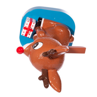 Thumbnail 6: RUDOLPH Kurt Adler 8-Inch Rudolph Nutcracker. 