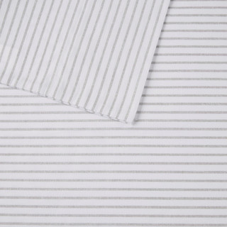 Thumbnail 12: Madison Park Madison Park Essentials Striped Cotton 4 Piece Sheet Set 