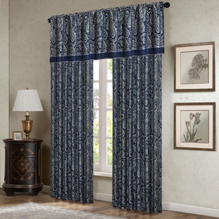 Thumbnail 4: Madison Park Madison Park Aubrey Jacquard Window Valance 