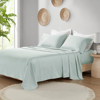 Thumbnail 1: Madison Park Madison Park Deep Pocket Organic Cotton 4 Piece Sheet Set 