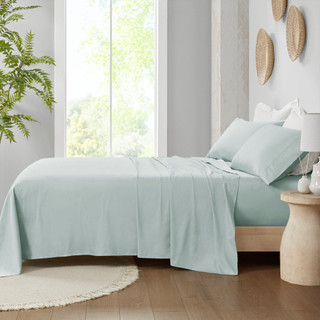 Thumbnail 6: Madison Park Madison Park Deep Pocket Organic Cotton 4 Piece Sheet Set 