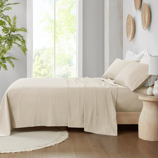 Thumbnail 6: Madison Park Madison Park Deep Pocket Organic Cotton 4 Piece Sheet Set 