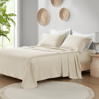 Thumbnail 2: Madison Park Madison Park Deep Pocket Organic Cotton 4 Piece Sheet Set 