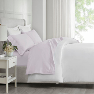 Thumbnail 5: Madison Park Madison Park Deep Pocket Egyptian Cotton 4 Piece Sheet Set 