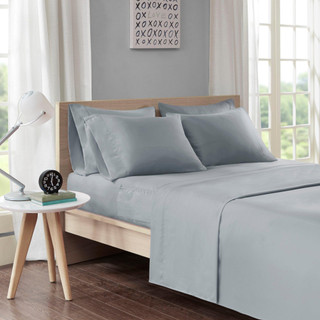 Thumbnail 1: Intelligent Design Microfiber Side Storage Pocket Sheet Set 