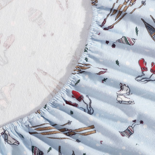 Thumbnail 7: Eddie Bauer Eddie Bauer Snow Day Cotton Flannel Sheet Set 