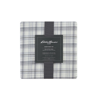 Thumbnail 4: Eddie Bauer Eddie Bauer Beacon Hill Cotton Flannel Sheet Set 