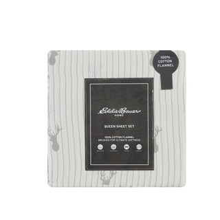 Thumbnail 4: Eddie Bauer Eddie Bauer Deer Lodge Cotton Flannel Sheet Set 
