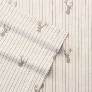 Thumbnail 6: Eddie Bauer Eddie Bauer Deer Lodge Cotton Flannel Sheet Set 