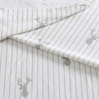 Thumbnail 7: Eddie Bauer Eddie Bauer Deer Lodge Cotton Flannel Sheet Set 