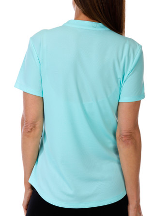 Thumbnail 3: REEL LEGENDS Reel Legends Petite Freeline Mandarin Short Sleeve Top 