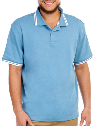 Thumbnail 3: Tackle & Tides Tackle & Tides Mens Tipped Short Sleeve Polo Shirt 