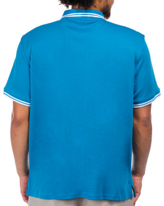 Thumbnail 3: Tackle & Tides Tackle & Tides Mens Tipped Short Sleeve Polo Shirt 