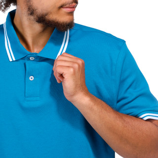 Thumbnail 2: Tackle & Tides Tackle & Tides Mens Tipped Short Sleeve Polo Shirt 
