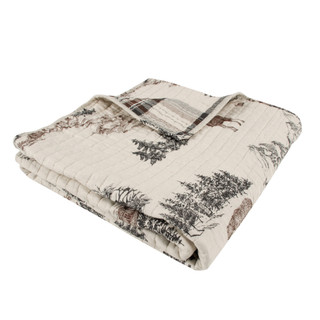 Thumbnail 1: Levtex Home Levtex Home Lodge Toile Quilted Throw 