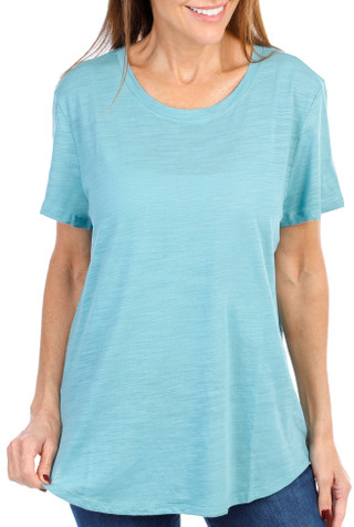 Thumbnail 1: Blue Sol Blue Sol Womens Solid Luxey Solid T-Shirt 