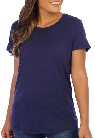 Thumbnail 4: Blue Sol Blue Sol Womens Solid Luxey Solid T-Shirt 