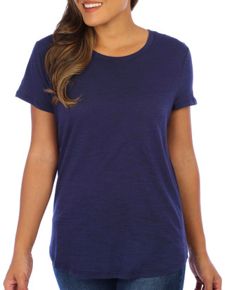 Thumbnail 1: Blue Sol Blue Sol Womens Solid Luxey Solid T-Shirt 