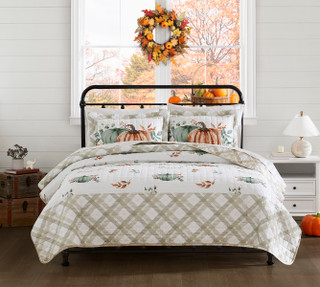 Thumbnail 4: Avanti Avanti Grateful Patch Quilt Set 