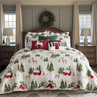 Thumbnail 1: Levtex Home Levtex Home Tatum Pines Bedspread Set 