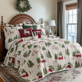 Thumbnail 2: Levtex Home Levtex Home Tatum Pines Bedspread Set 