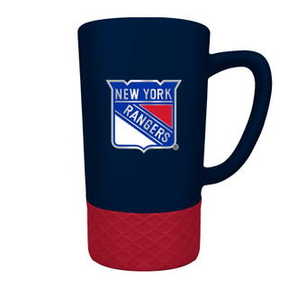 Thumbnail 1: NEW YORK RANGERS NHL New York Rangers 15oz Jump Ceramic Mug With Emblem 