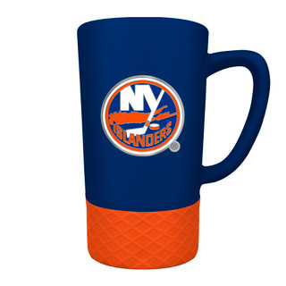 Thumbnail 1: NEW YORK ISLANDERS NHL New York Islanders 15oz Jump Ceramic Mug With Emblem 