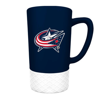Thumbnail 1: COLUMBUS BLUEJACKETS NHL Columbus Bluejackets 15oz Jump Ceramic Mug With Emblem 