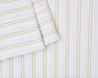 Thumbnail 1: Cathay Home Cathay Home Striped Microfiber Sheet Set 