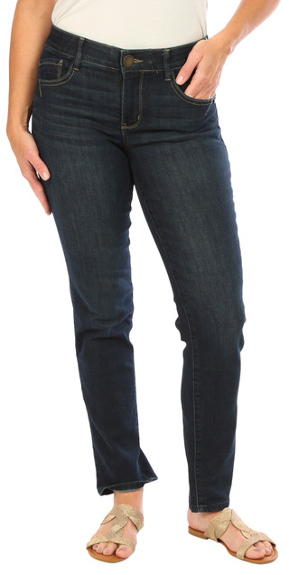 Thumbnail 3: Democracy Democracy Womens 30 in. Ab-Tech Straight Leg Jeans 