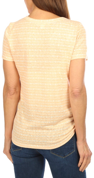 Thumbnail 2: BUNULU Bunulu Womens Side Tie Short Sleeve Top 