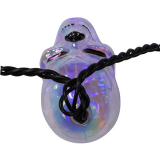Thumbnail 7: Kurt Adler Kurt Adler UL 10-Light RGB LED Glitter Skull Light Set 