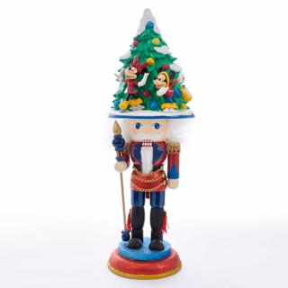 Thumbnail 1: Disney Kurt Adler 16.5-Inch Mickey & Minnie Ice Skating Nutcracker 
