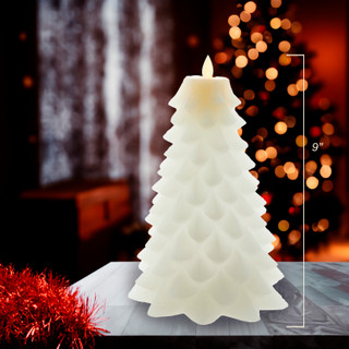Thumbnail 8: Kurt Adler Kurt Adler 9-Inch LED Flicker Flame Christmas Tree Candle 
