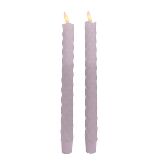 Thumbnail 2: Kurt Adler Kurt Adler 9.7-Inch LED Diamond Flicker Flame Candle Set 