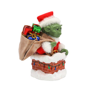 Thumbnail 2: Star Wars Kurt Adler 5.5-Inch Yoda In Chimney Tabletop Decor 