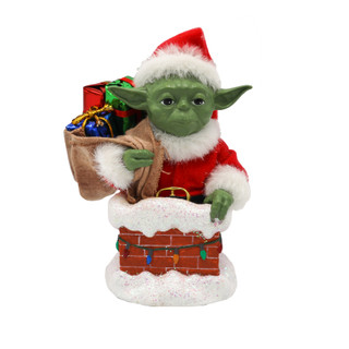 Thumbnail 3: Star Wars Kurt Adler 5.5-Inch Yoda In Chimney Tabletop Decor 