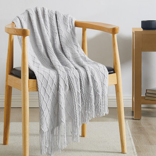 Thumbnail 2: Brooklyn Loom Brooklyn Loom Woven Texture Solid Throw 