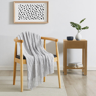 Thumbnail 1: Brooklyn Loom Brooklyn Loom Woven Texture Solid Throw 